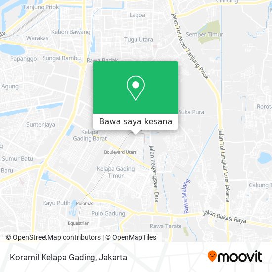Peta Koramil Kelapa Gading