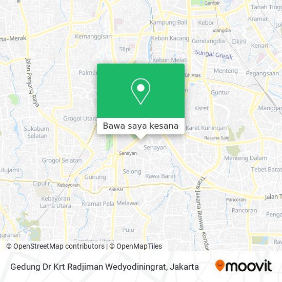 Peta Gedung Dr Krt Radjiman Wedyodiningrat