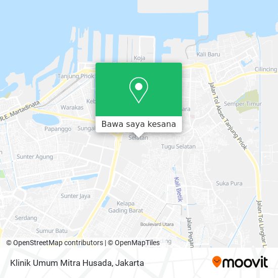 Peta Klinik Umum Mitra Husada
