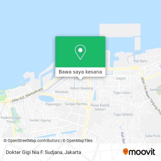 Peta Dokter Gigi Nia F. Sudjana