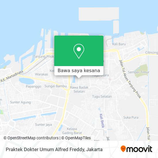 Peta Praktek Dokter Umum Alfred Freddy