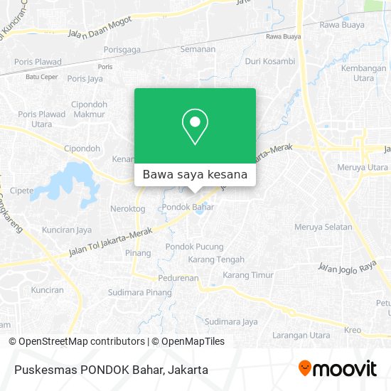 Peta Puskesmas PONDOK Bahar