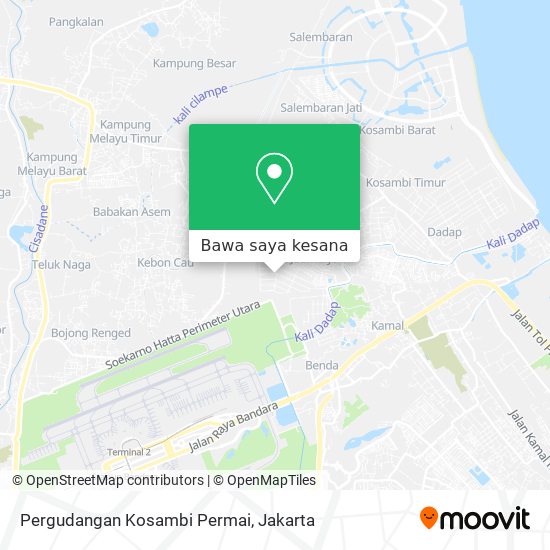 Peta Pergudangan Kosambi Permai