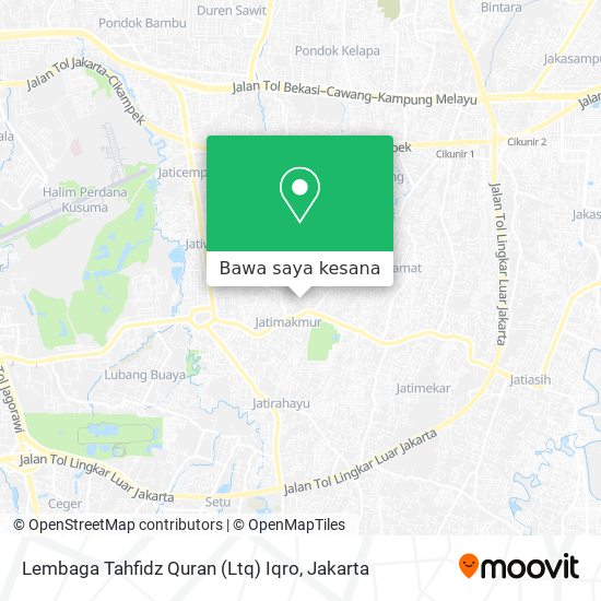 Peta Lembaga Tahfidz Quran (Ltq) Iqro