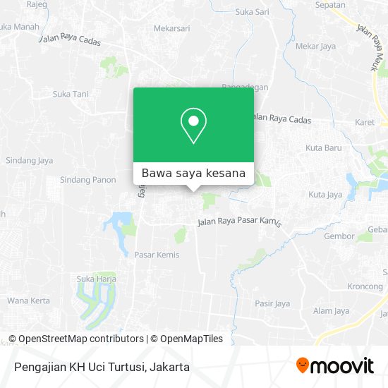 Peta Pengajian KH Uci Turtusi