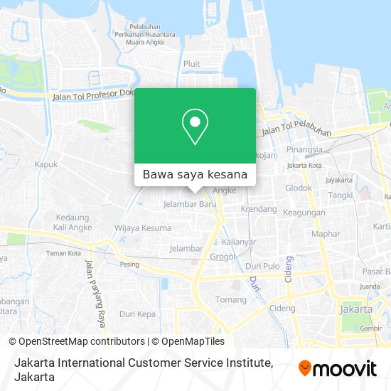 Peta Jakarta International Customer Service Institute