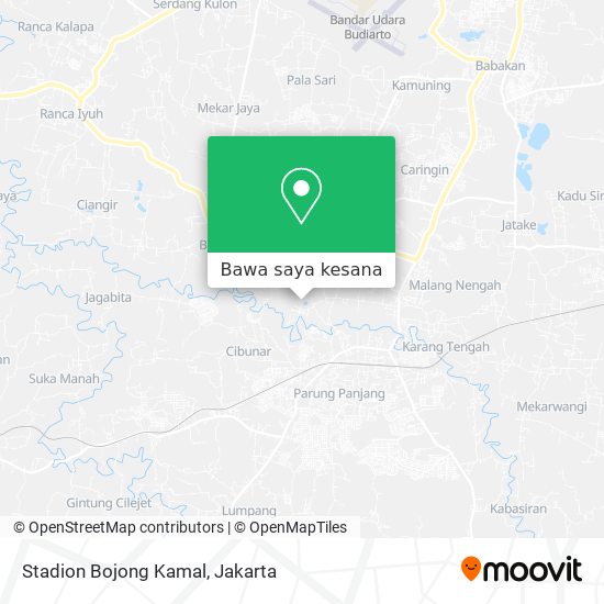 Peta Stadion Bojong Kamal