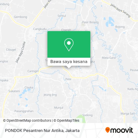 Peta PONDOK Pesantren Nur Antika