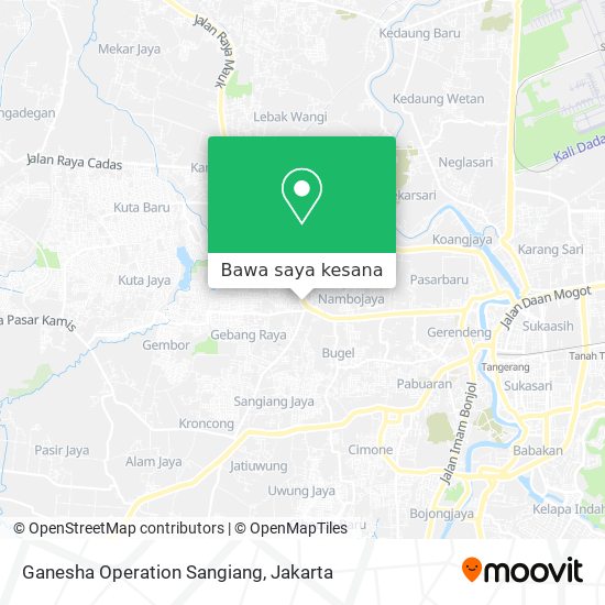 Peta Ganesha Operation Sangiang