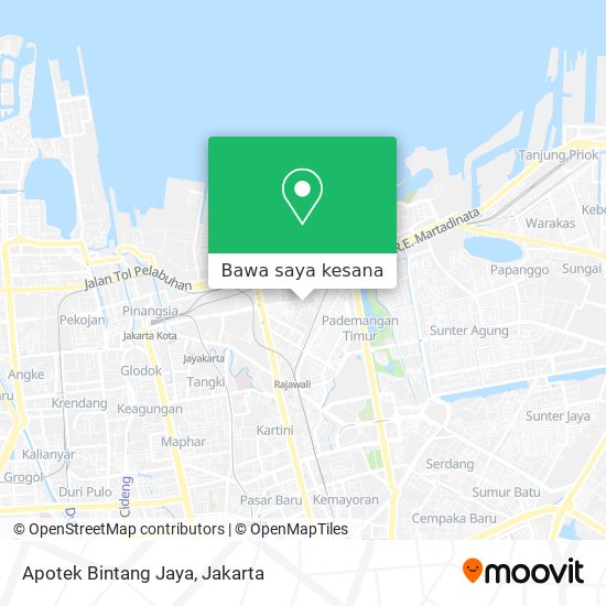 Peta Apotek Bintang Jaya