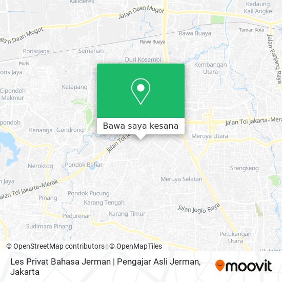 Peta Les Privat Bahasa Jerman | Pengajar Asli Jerman