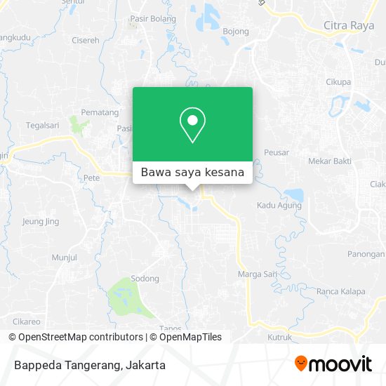 Peta Bappeda Tangerang