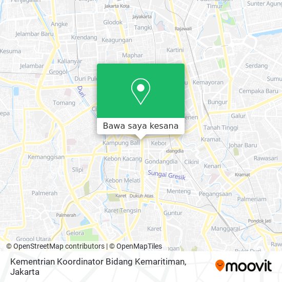 Peta Kementrian Koordinator Bidang Kemaritiman