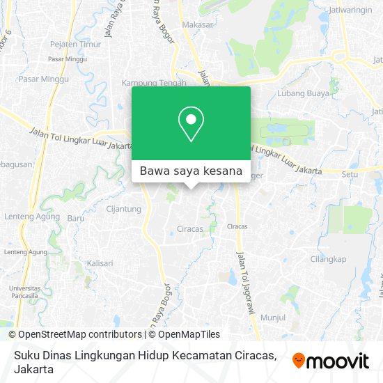 Peta Suku Dinas Lingkungan Hidup Kecamatan Ciracas