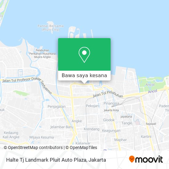 Peta Halte Tj Landmark Pluit Auto Plaza