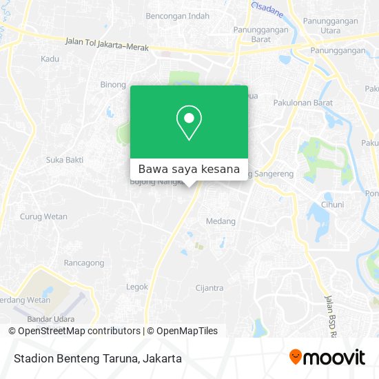 Peta Stadion Benteng Taruna