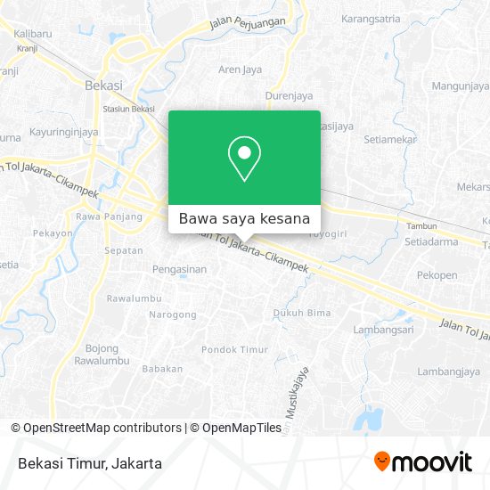 Peta Bekasi Timur