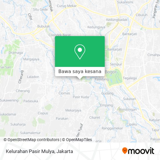 Peta Kelurahan Pasir Mulya