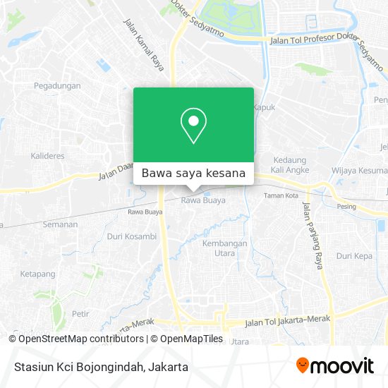 Peta Stasiun Kci Bojongindah