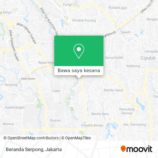 Peta Beranda Serpong