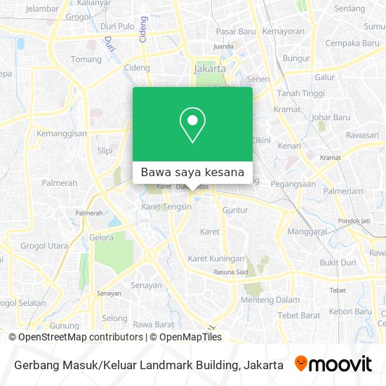 Peta Gerbang Masuk / Keluar Landmark Building