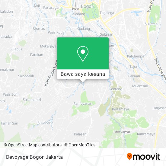 Peta Devoyage Bogor