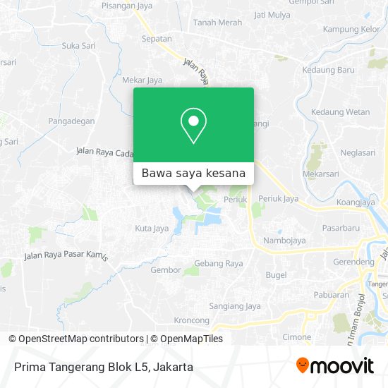 Peta Prima Tangerang Blok L5