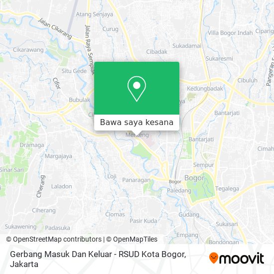 Peta Gerbang Masuk Dan Keluar - RSUD Kota Bogor