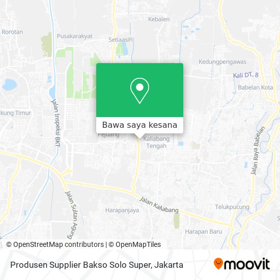 Peta Produsen Supplier Bakso Solo Super