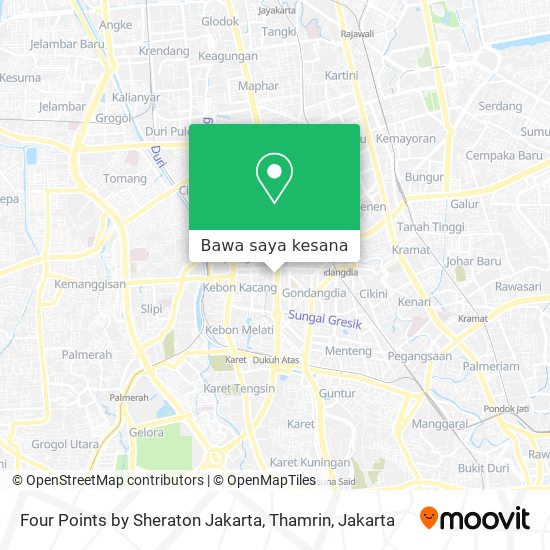 Peta Four Points by Sheraton Jakarta, Thamrin
