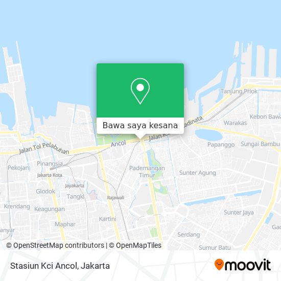 Peta Stasiun Kci Ancol