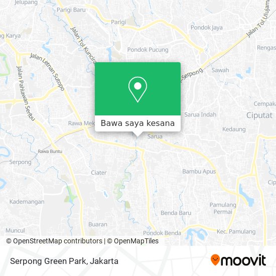 Peta Serpong Green Park