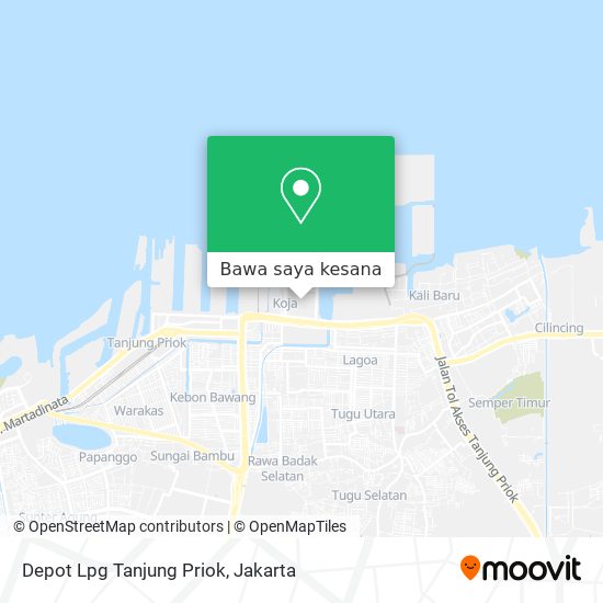 Peta Depot Lpg Tanjung Priok