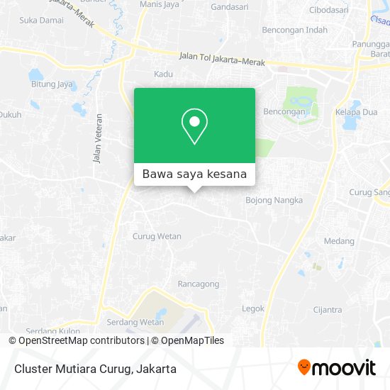 Peta Cluster Mutiara Curug