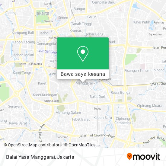 Peta Balai Yasa Manggarai