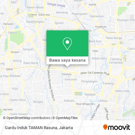 Peta Gardu Induk TAMAN Rasuna