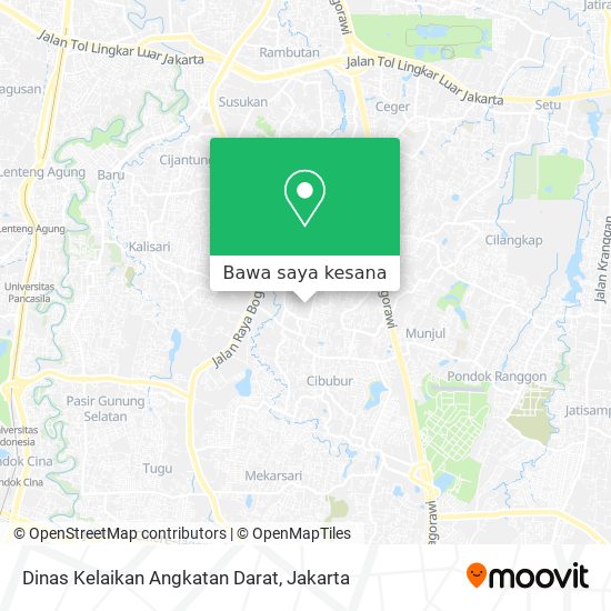 Peta Dinas Kelaikan Angkatan Darat