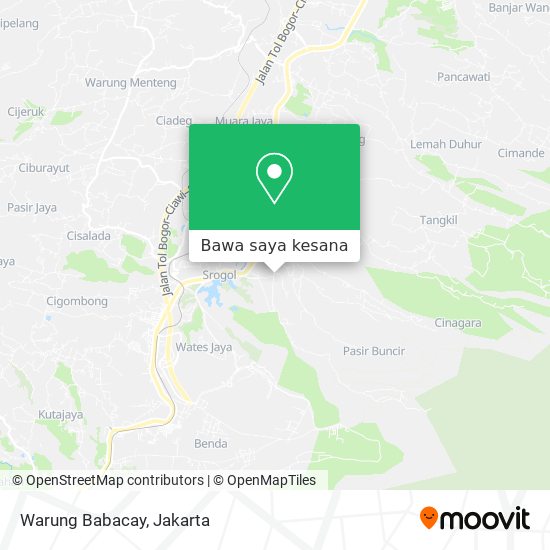 Peta Warung Babacay