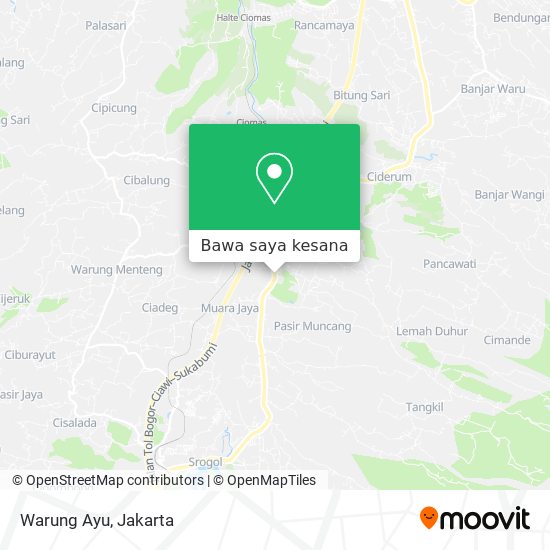 Peta Warung Ayu