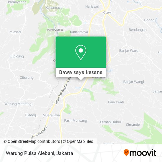 Peta Warung Pulsa Alebani