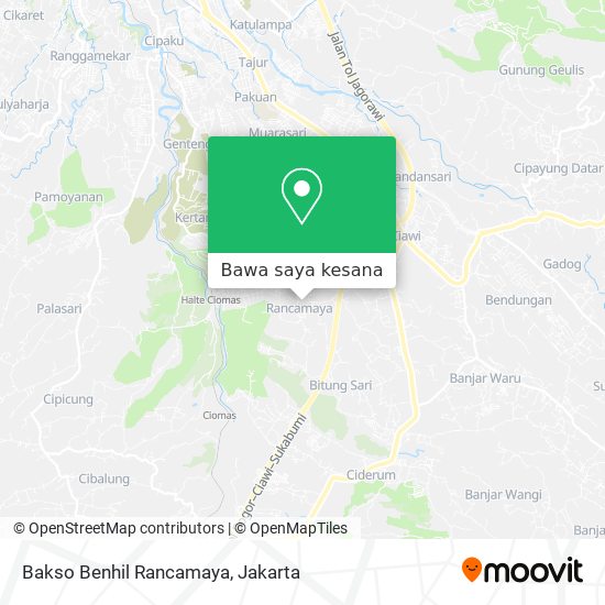 Peta Bakso Benhil Rancamaya