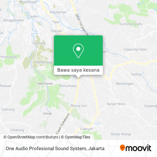 Peta One Audio Profesional Sound System
