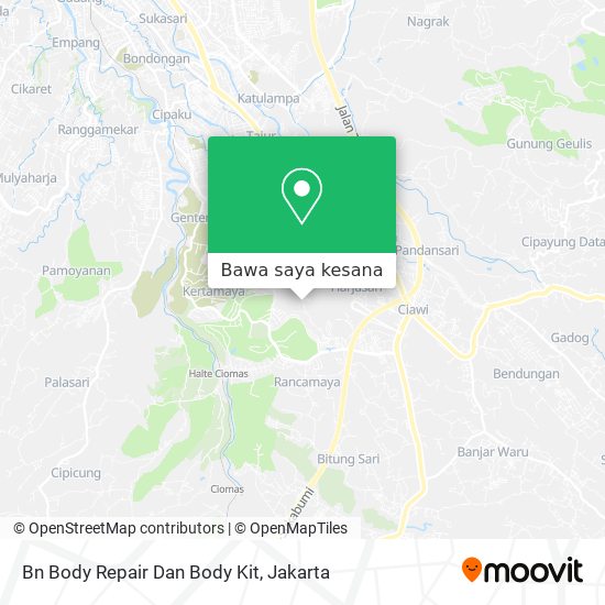 Peta Bn Body Repair Dan Body Kit