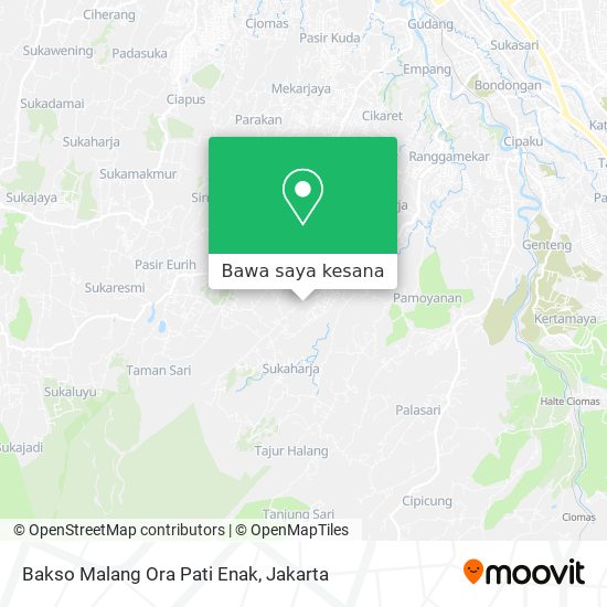 Peta Bakso Malang Ora Pati Enak