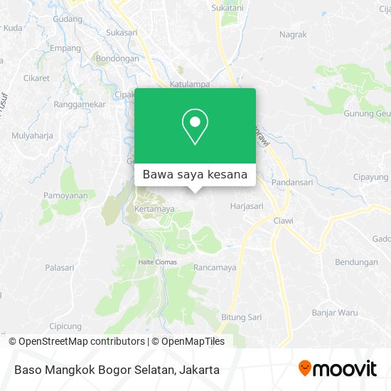 Peta Baso Mangkok Bogor Selatan