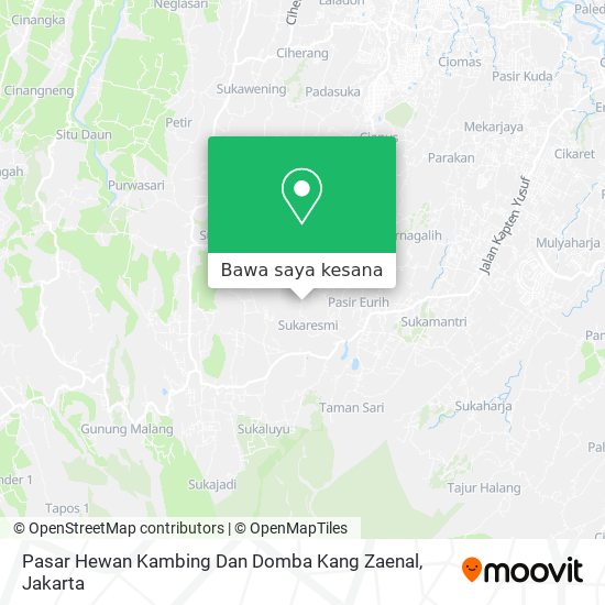 Peta Pasar Hewan Kambing Dan Domba Kang Zaenal