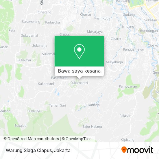 Peta Warung Siaga Ciapus