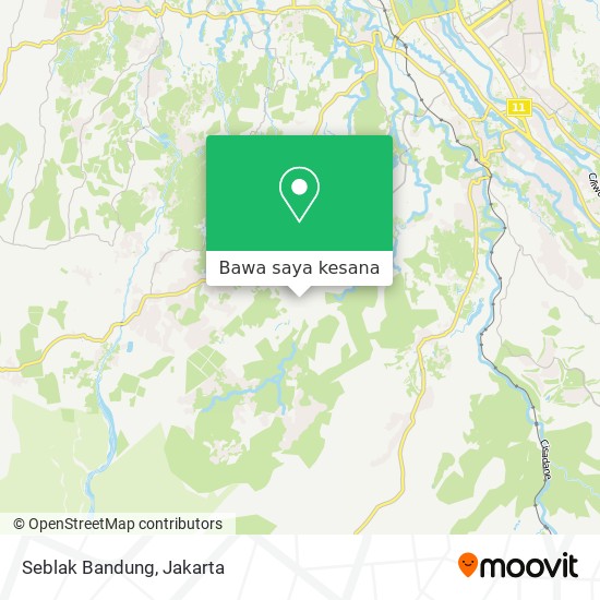 Peta Seblak Bandung