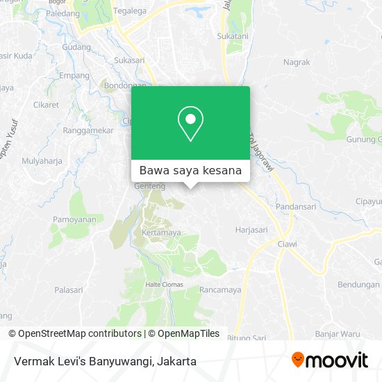 Peta Vermak Levi's Banyuwangi