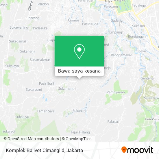 Peta Komplek Balivet Cimanglid